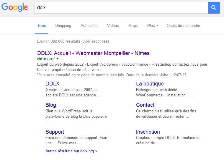 Résultat recherche google pour DDLX